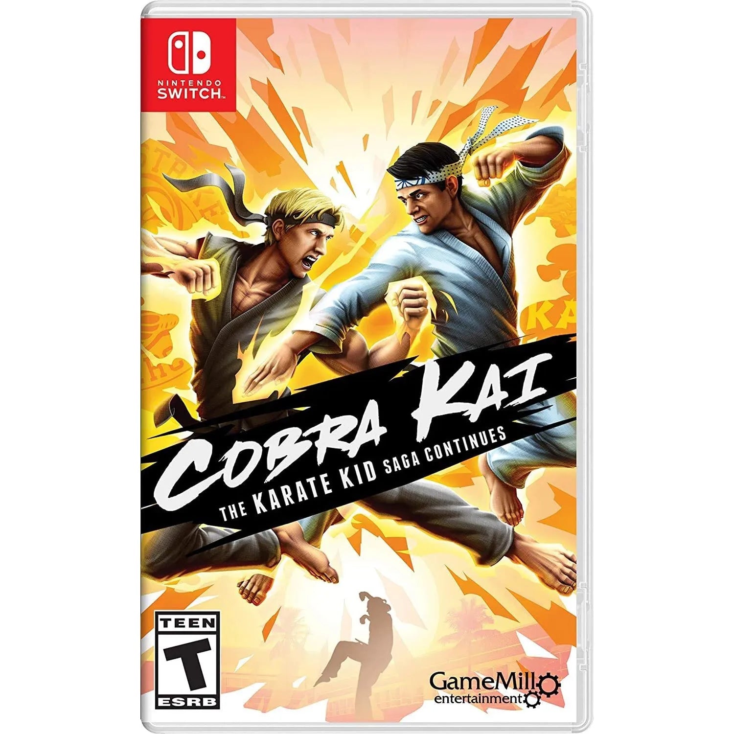 cobra kai karate kid nintendo switch nuevo